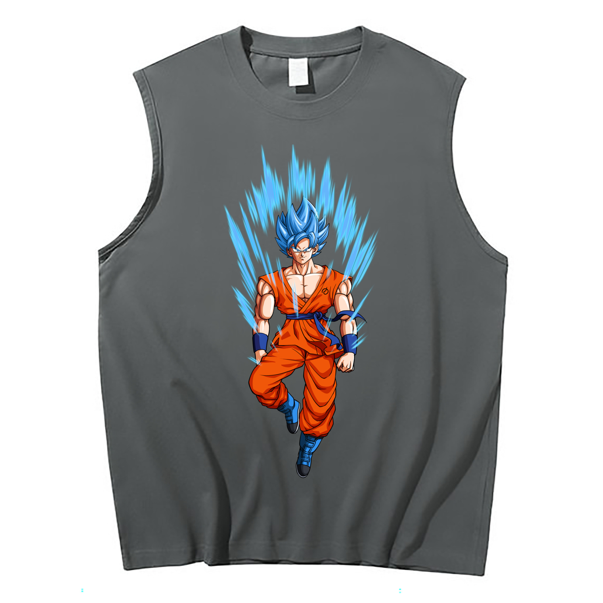 （画像用） ドラゴンボール 孫 悟飯（そんごはん）DRAGON BALL Son Gohan コットン100％タンクトップ（フロントプリント）
